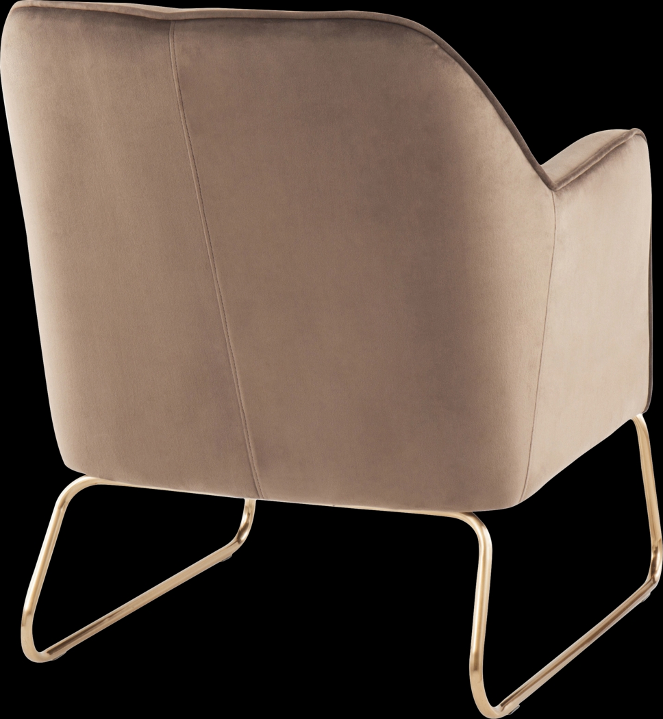 Balard Brown Accent Chair - Thumbnail - Image 2