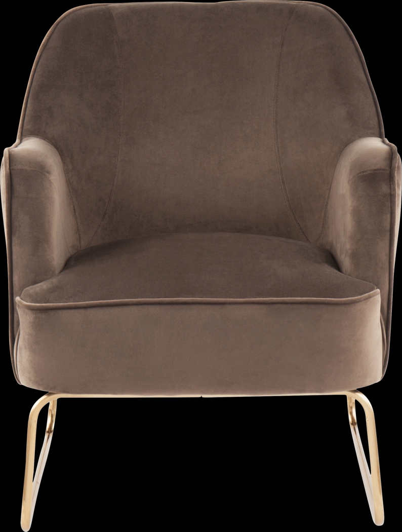 Balard Brown Accent Chair - Thumbnail - Image 3