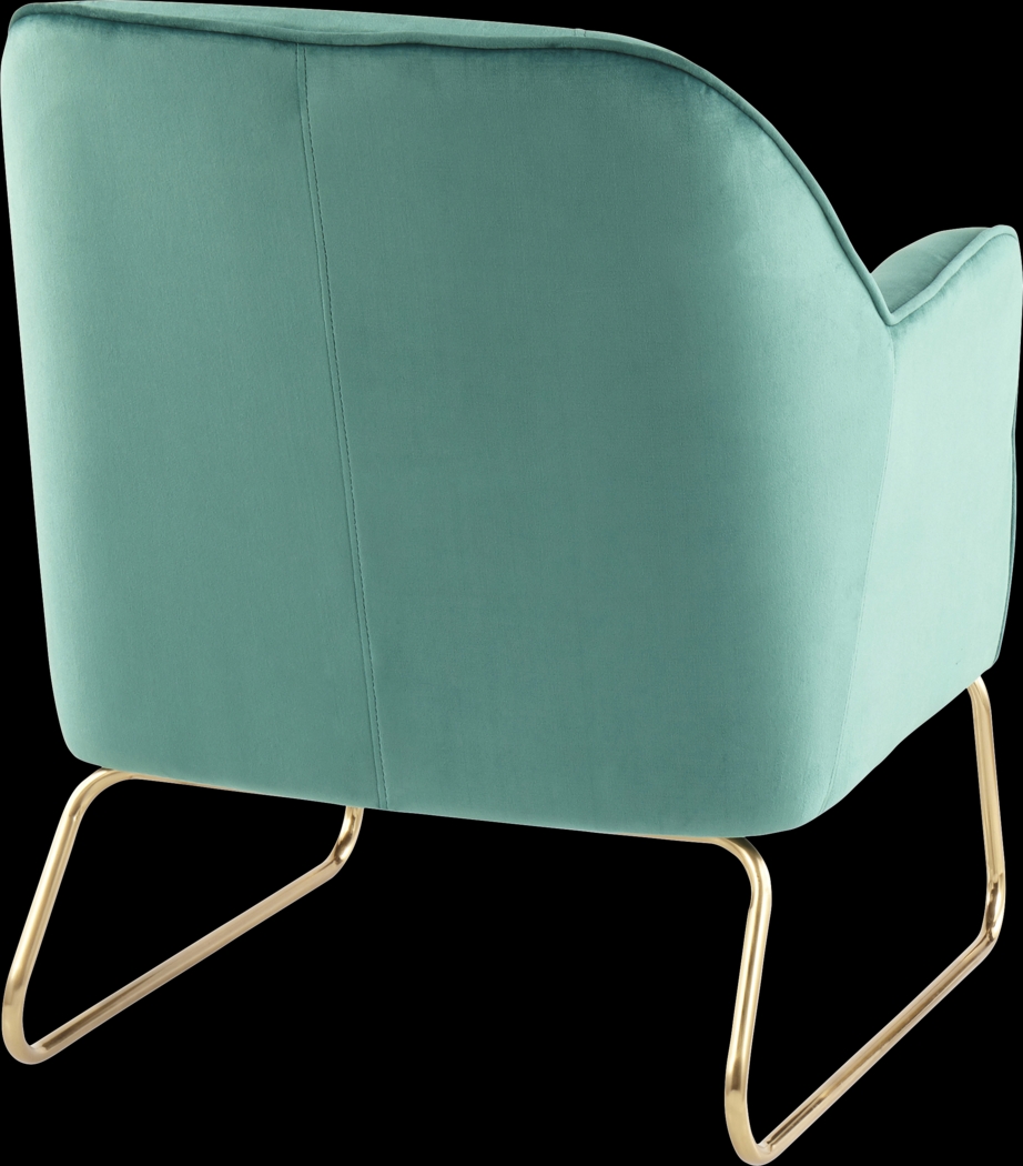 Balard Green Accent Chair - Thumbnail - Image 2