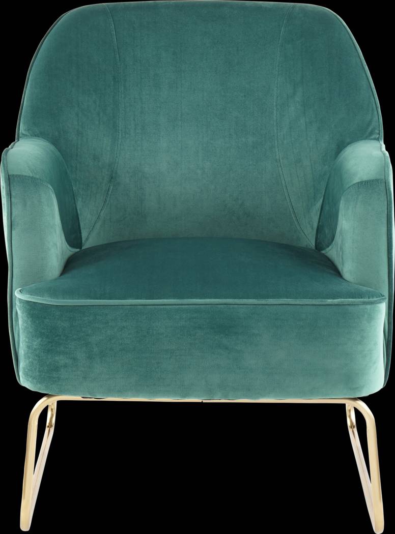 Balard Green Accent Chair - Thumbnail - Image 3