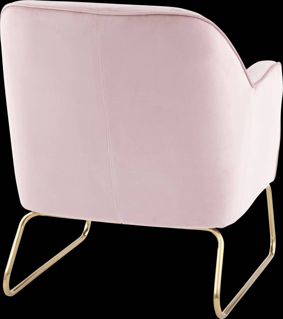 Balard Pink Accent Chair - Thumbnail - Image 2