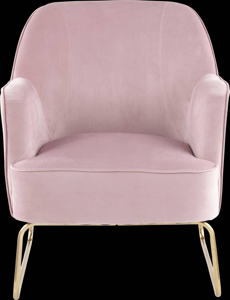 Balard Pink Accent Chair - Thumbnail - Image 3