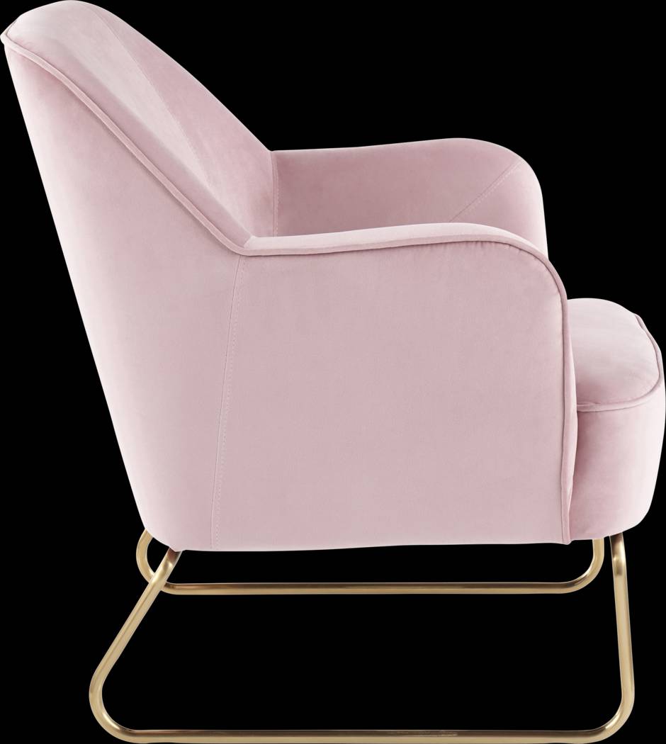 Balard Pink Accent Chair - Thumbnail - Image 4