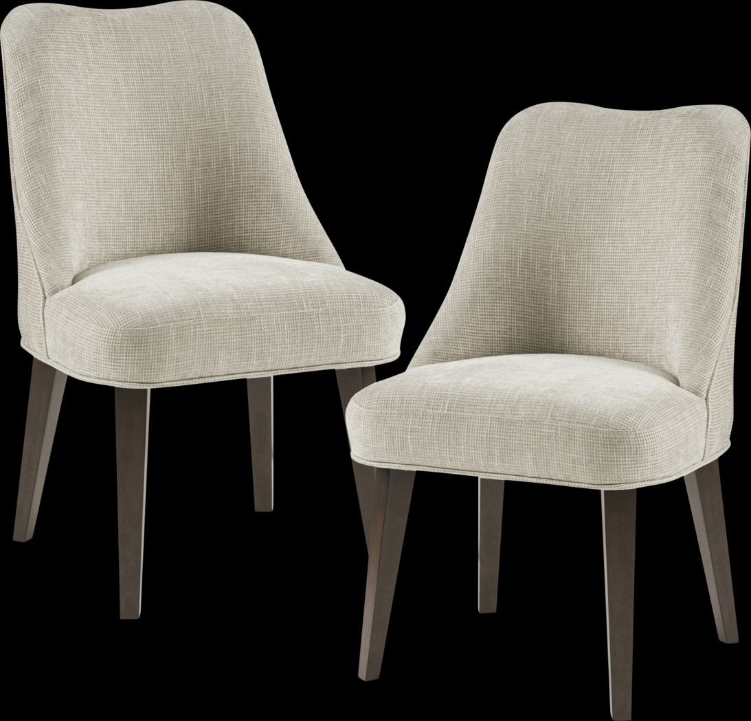 Balasco Beige Dining Chair, Set of 2 - Thumbnail - Image 1