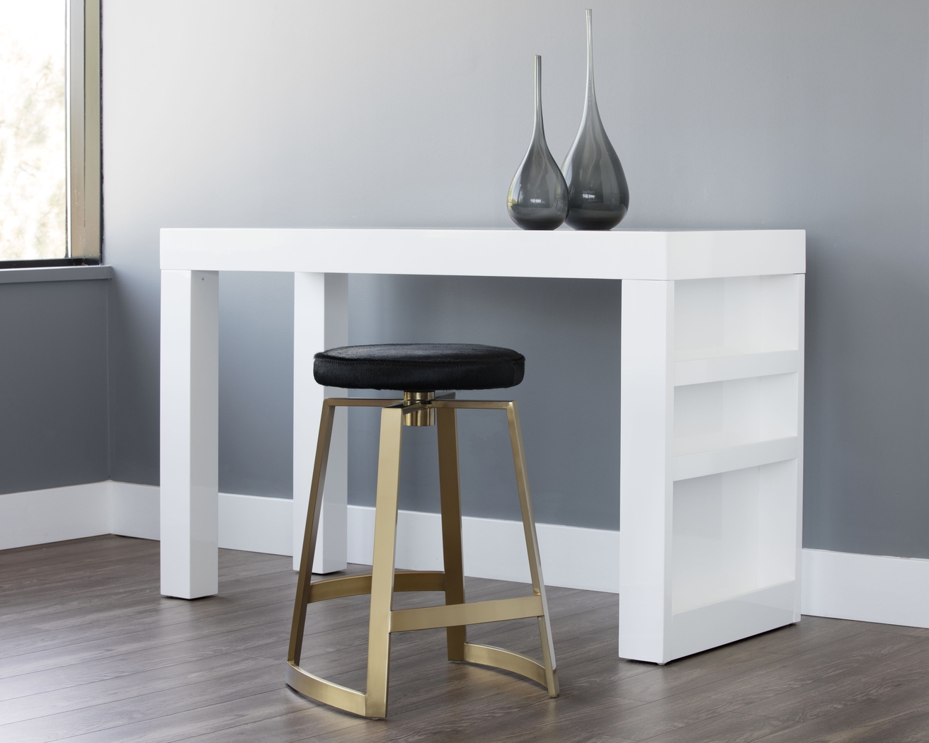 Balavan Black Counter Stool - Thumbnail - Image 4