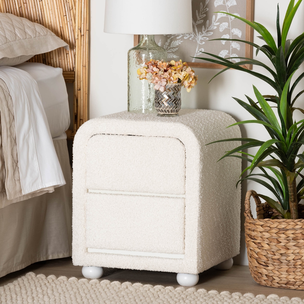 Balcary White Nightstand - Thumbnail - Image 2