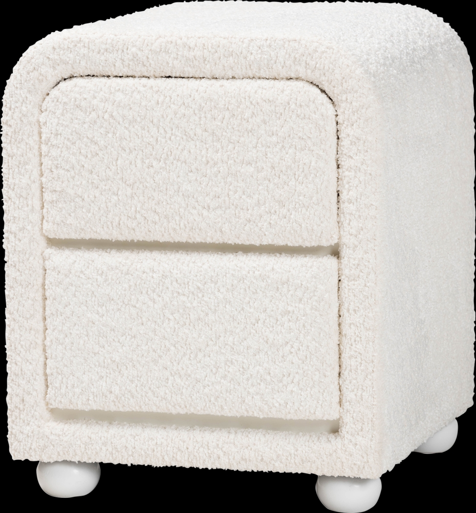 Balcary White Nightstand - Thumbnail - Image 1