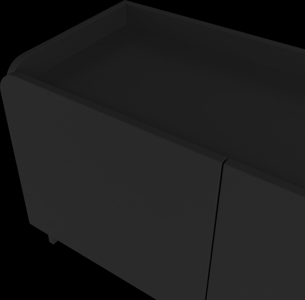 Balcome Black 71 in. Console - Thumbnail - Image 9