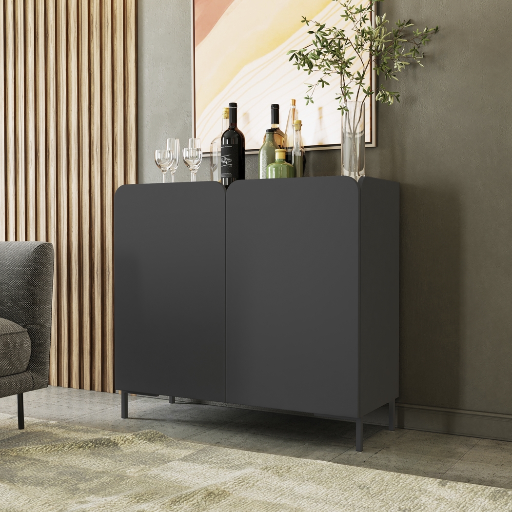 Balcome Black Accent Cabinet - Thumbnail - Image 2