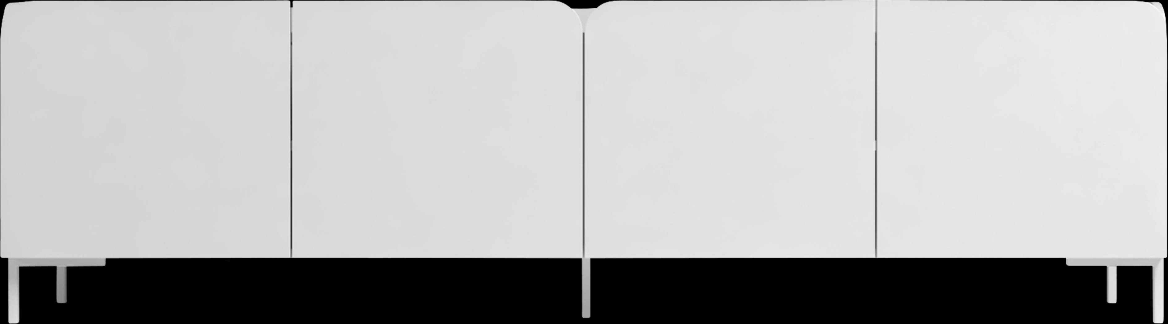 Balcome White 71 in. Console - Thumbnail - Image 5