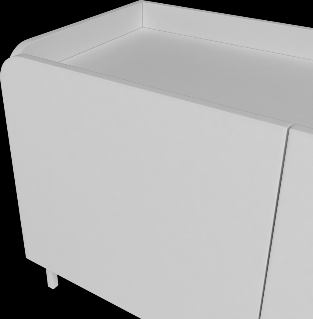 Balcome White 71 in. Console - Thumbnail - Image 9