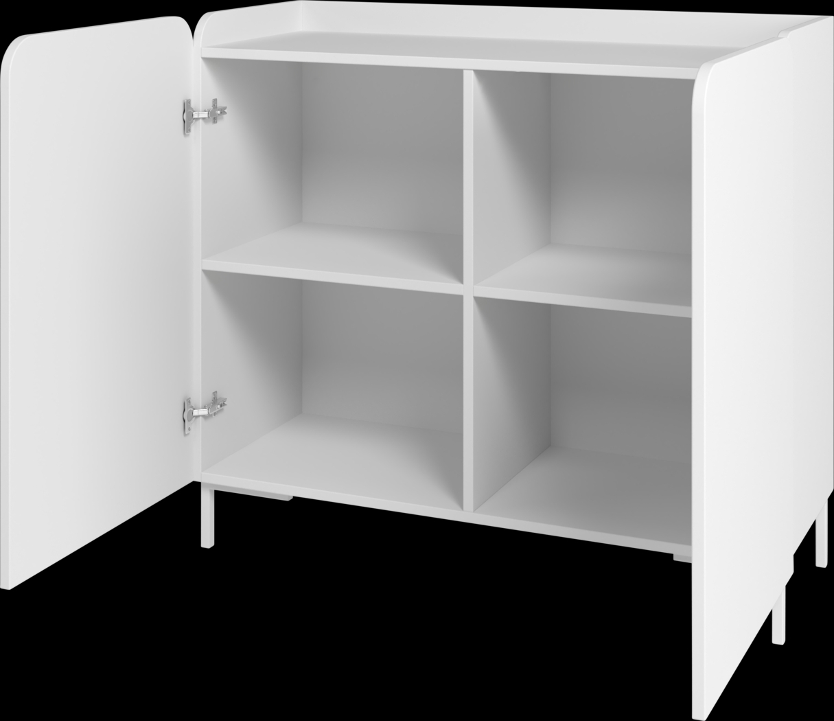 Balcome White Accent Cabinet - Thumbnail - Image 4