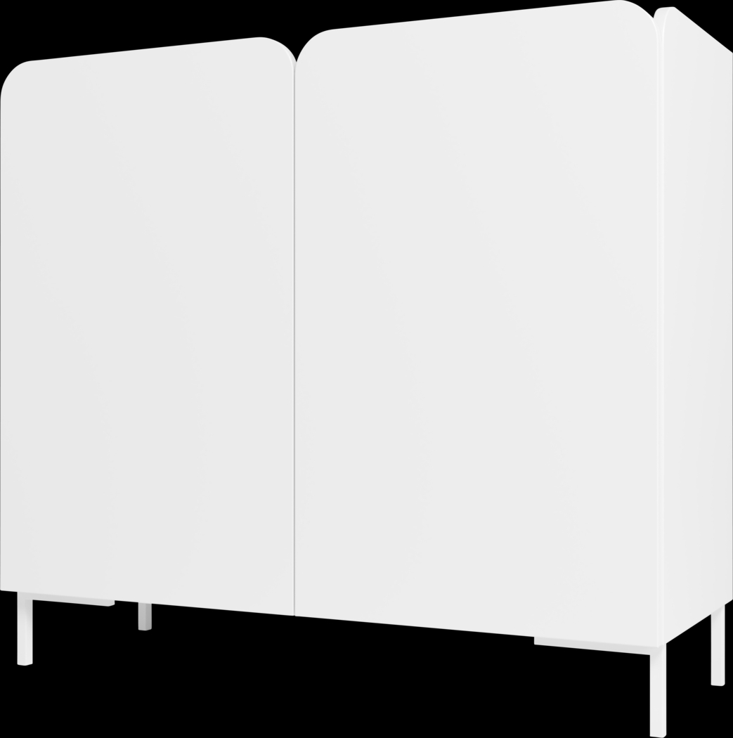 Balcome White Accent Cabinet - Thumbnail - Image 1
