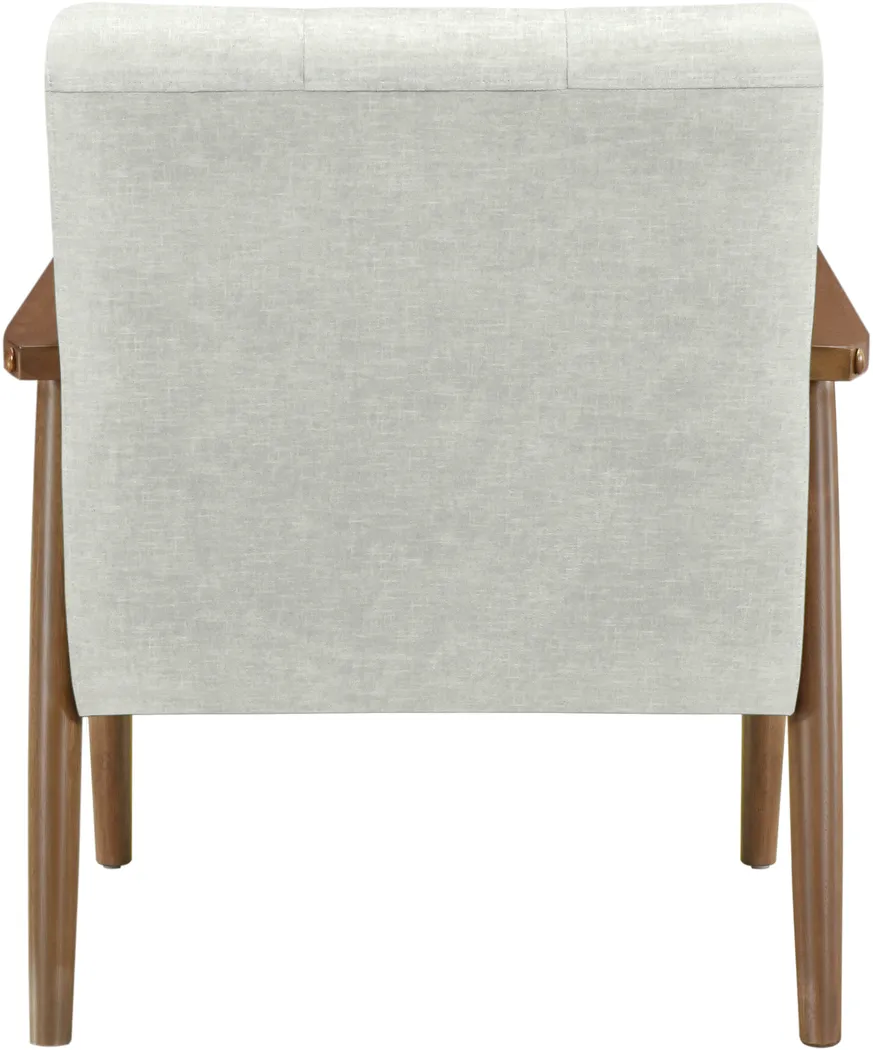 Balenan White Accent Chair - Thumbnail - Image 4
