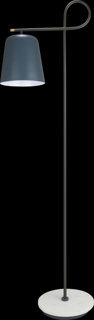 Balenna Gray Floor Lamp - Thumbnail - Image 2