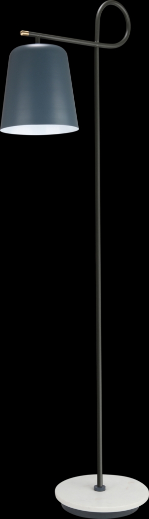 Balenna Gray Floor Lamp - Thumbnail - Image 1