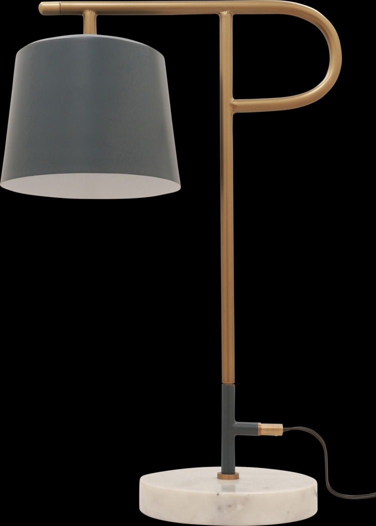 Balenna Gray Table Lamp - Thumbnail - Image 2