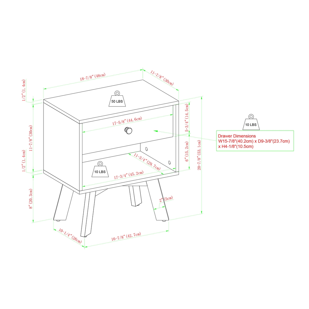 Baleville Oak Nightstand - Thumbnail - Image 6