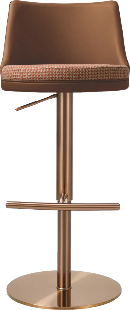 Balgreen Brown Swivel Barstool - Thumbnail - Image 3