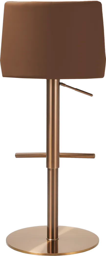 Balgreen Brown Swivel Barstool - Thumbnail - Image 4