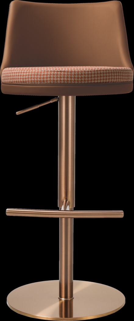 Balgreen Brown Swivel Barstool - Thumbnail - Image 3
