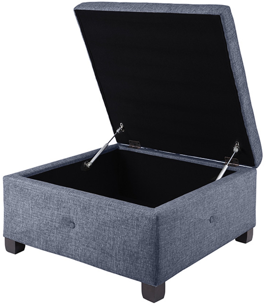 Balkin Blue Ottoman - Thumbnail - Image 3