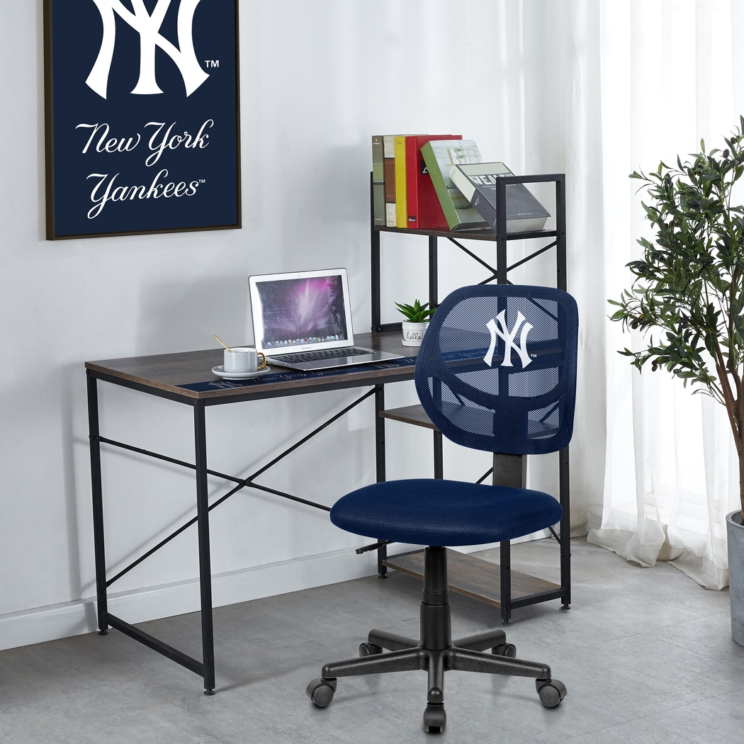 New York Yankees Navy Desk Chair - Thumbnail - Image 6