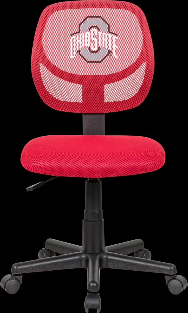 Ball Hacker NCAA Ohio State Red Desk Chair - Thumbnail - Image 3