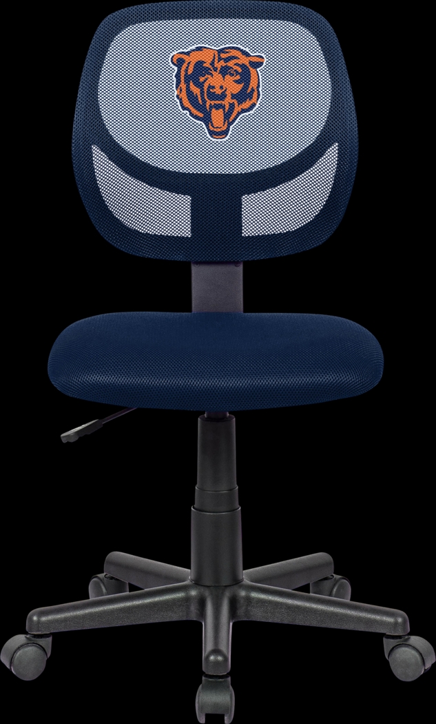 Chicago Bears Navy Desk Chair - Thumbnail - Image 2