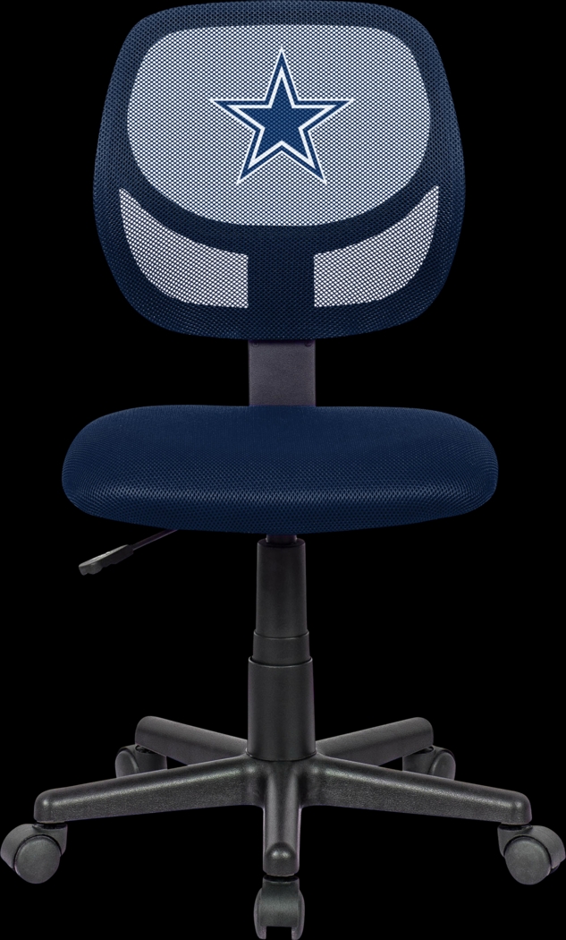 Dallas Cowboys Navy Desk Chair - Thumbnail - Image 2