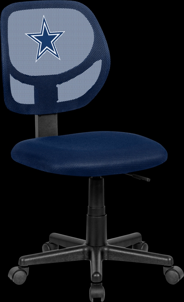 Dallas Cowboys Navy Desk Chair - Thumbnail - Image 1