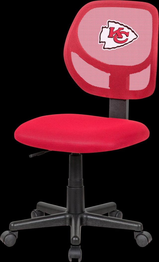 Kansas City Chiefs Red Desk Chair - Thumbnail - Image 1
