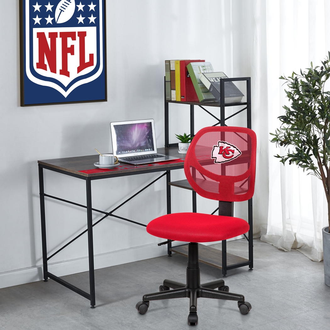 Kansas City Chiefs Red Desk Chair - Thumbnail - Image 6