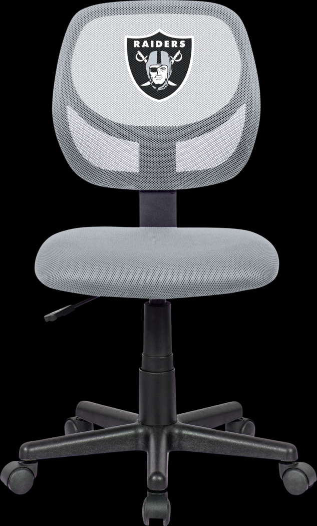 Las Vegas Raiders Gray Desk Chair - Thumbnail - Image 2