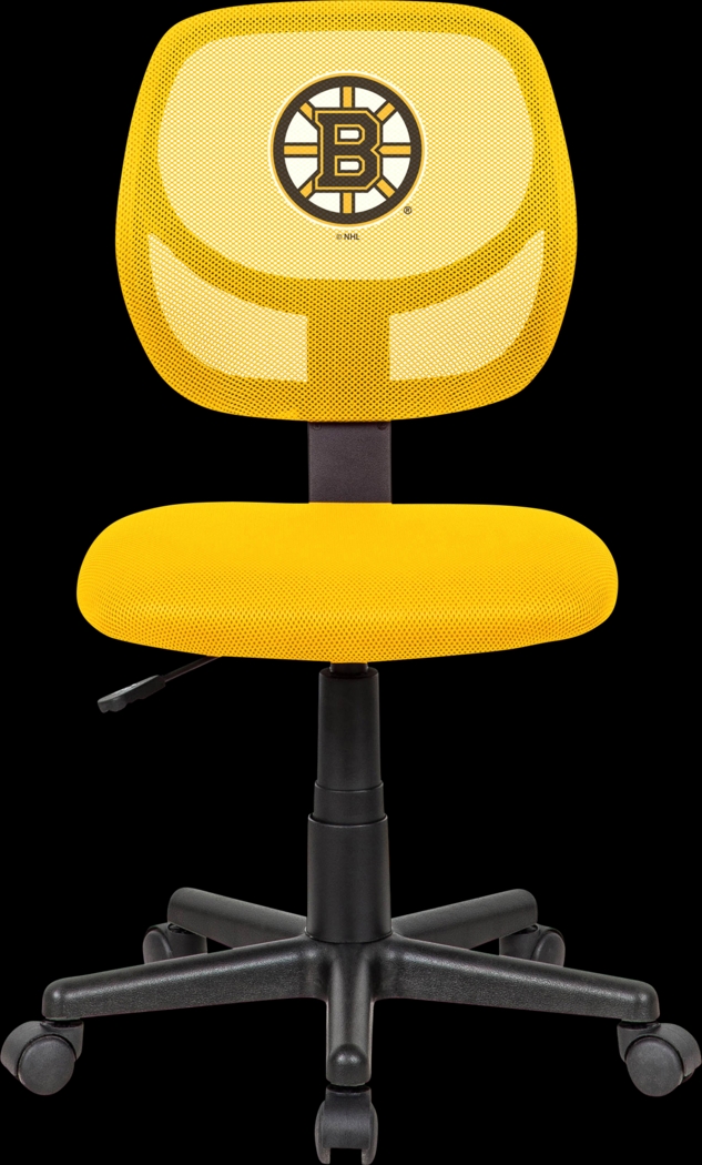 Boston Bruins Yellow Desk Chair - Thumbnail - Image 2