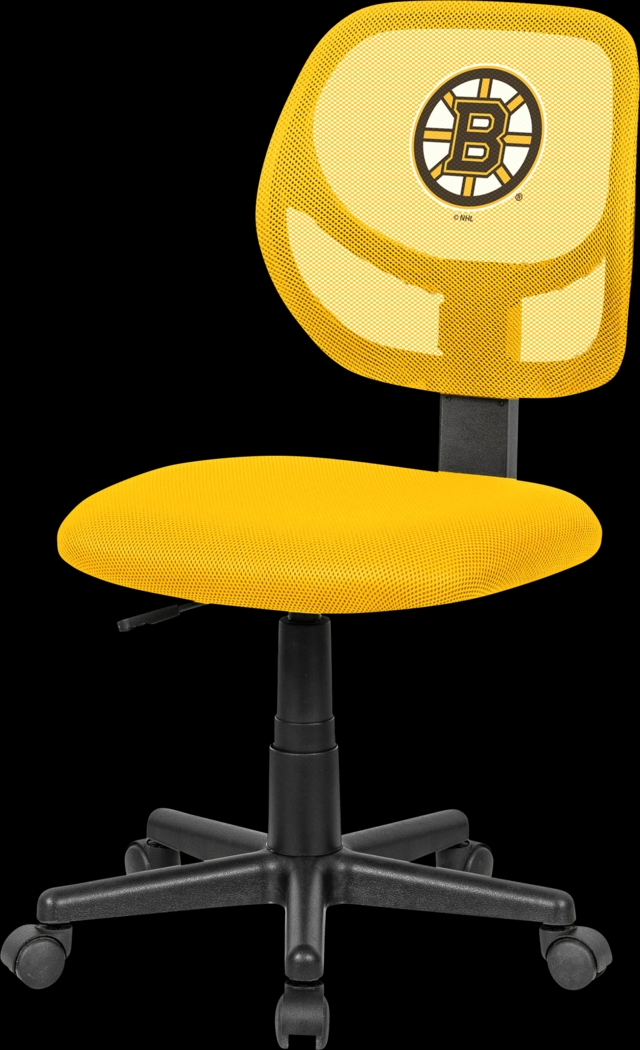 Boston Bruins Yellow Desk Chair - Thumbnail - Image 1
