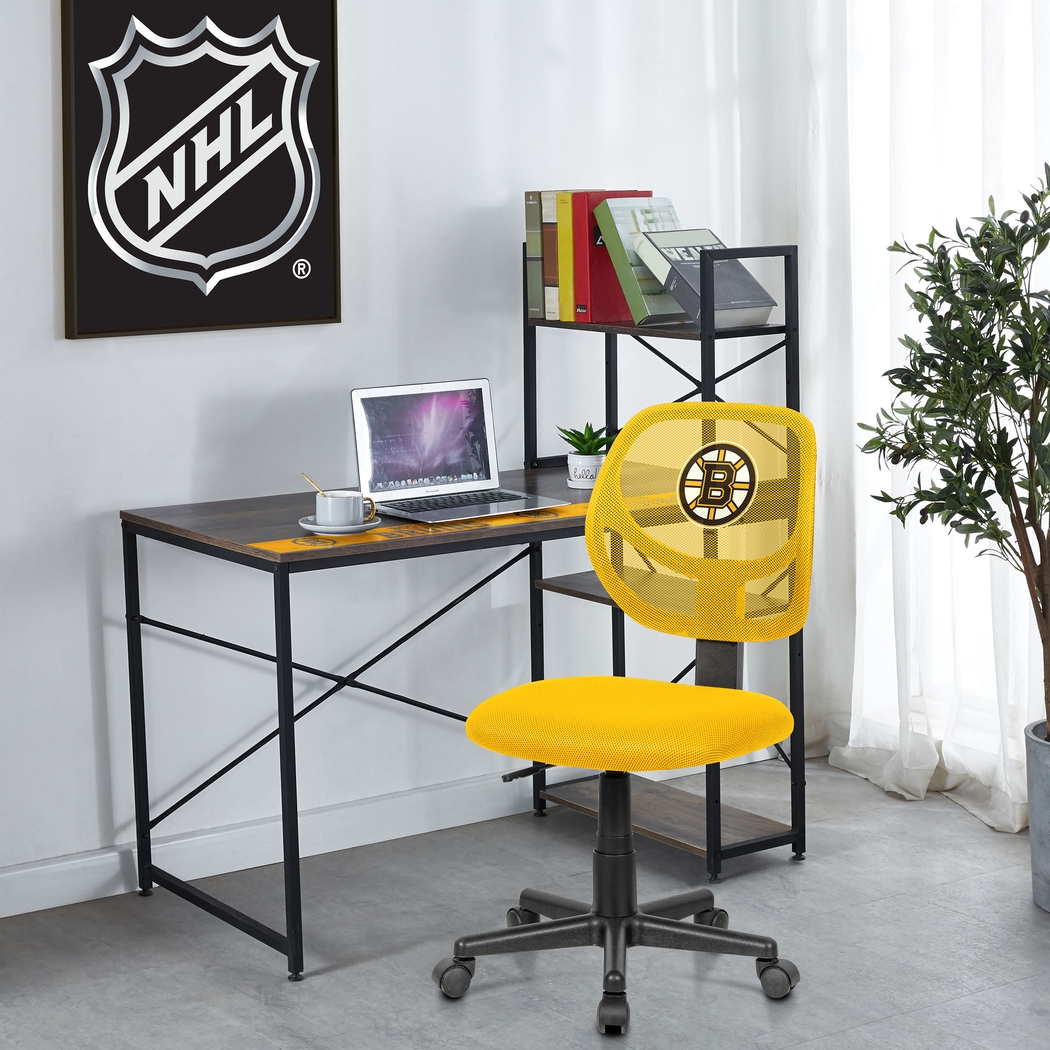 Boston Bruins Yellow Desk Chair - Thumbnail - Image 6