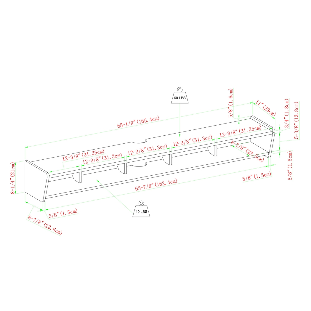 Ballantray Oak 65 in. Console - Thumbnail - Image 7