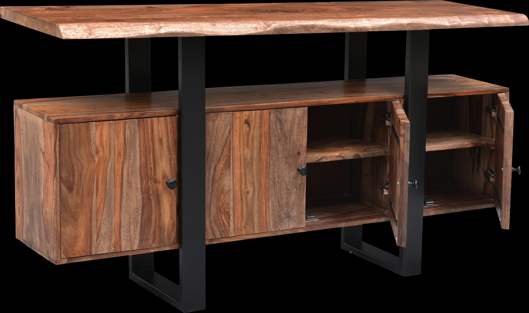 Ballanville Brown Credenza - Thumbnail - Image 4