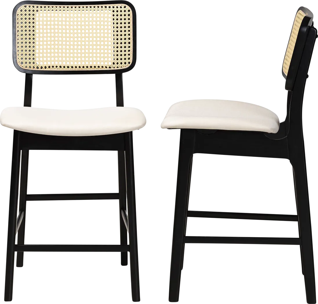 Ballardvale Black Counter Stool, Set of 2 - Thumbnail - Image 5