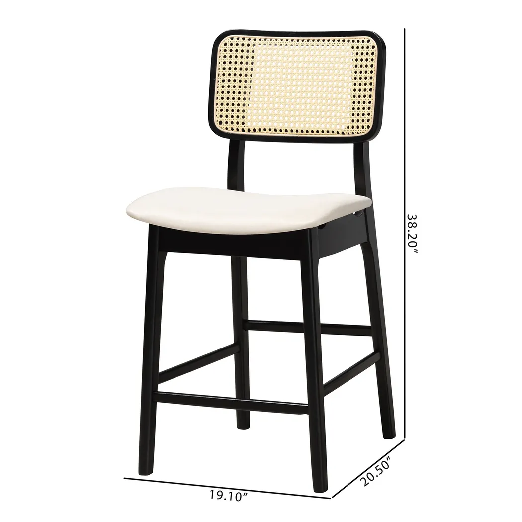 Ballardvale Black Counter Stool, Set of 2 - Thumbnail - Image 9