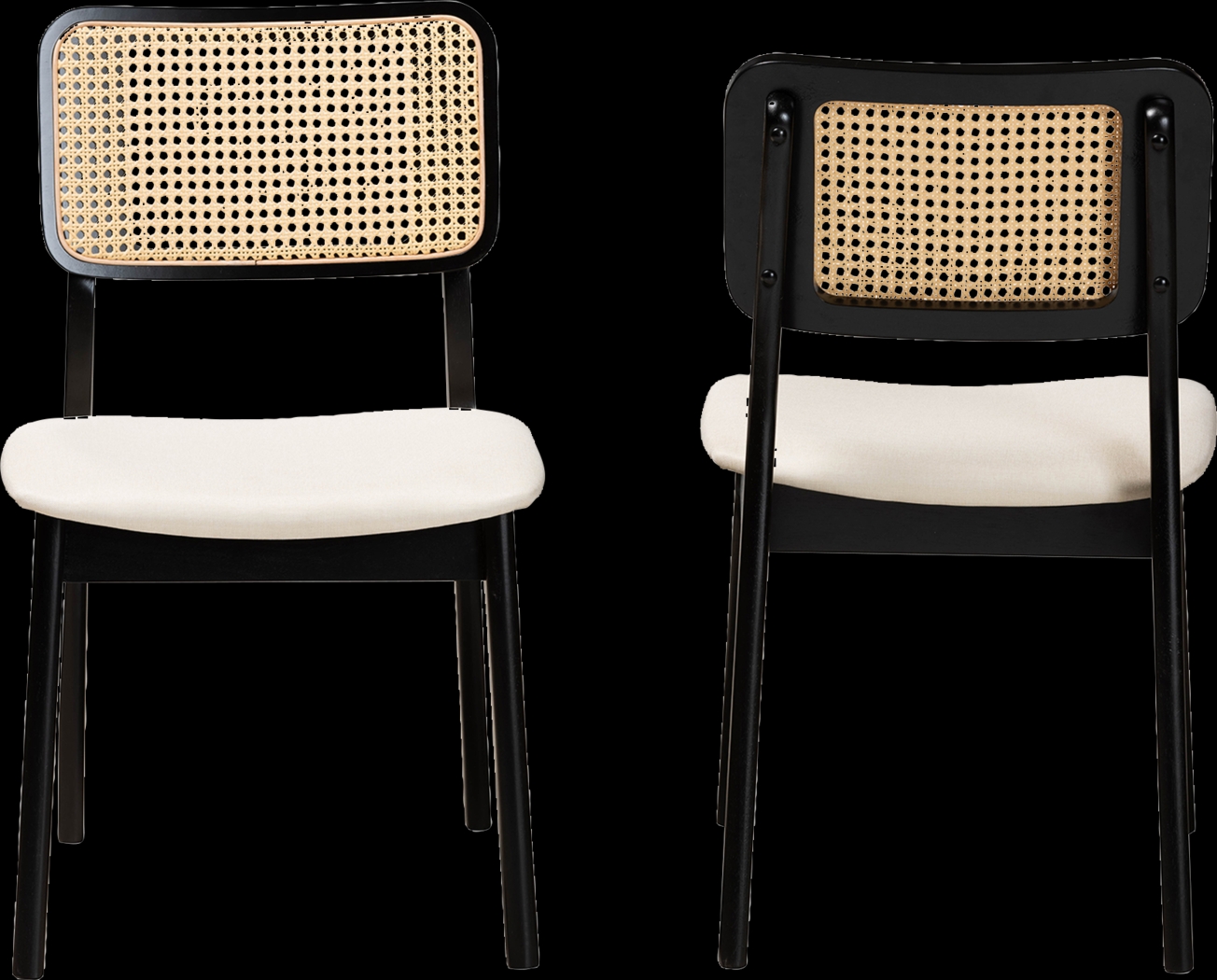 Ballardvale Black Side Chair, Set of 2 - Thumbnail - Image 6