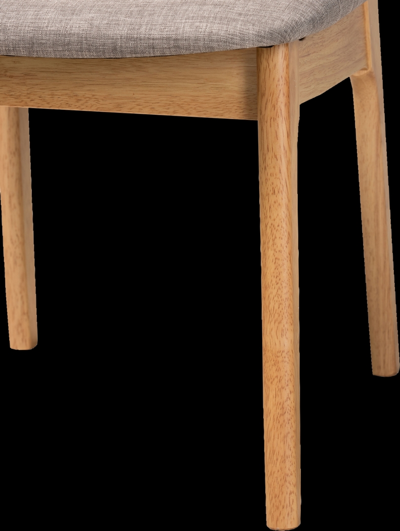 Ballardvale Light Brown Side Chair, Set of 2 - Thumbnail - Image 4