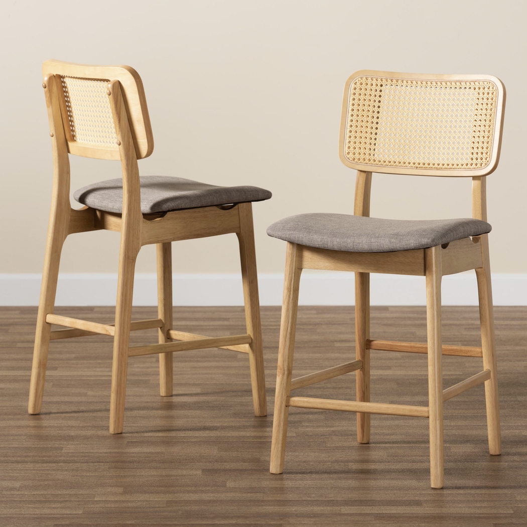 Ballardvale Natural Counter Stool, Set of 2 - Thumbnail - Image 3