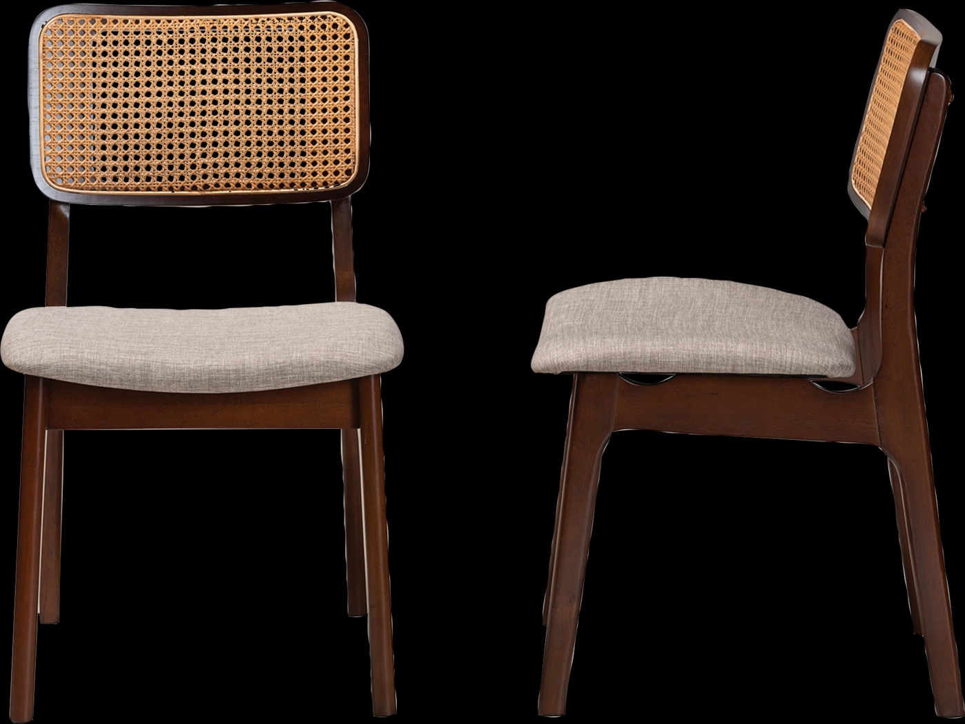 Ballardvale Walnut Brown Side Chair, Set of 2 - Thumbnail - Image 6