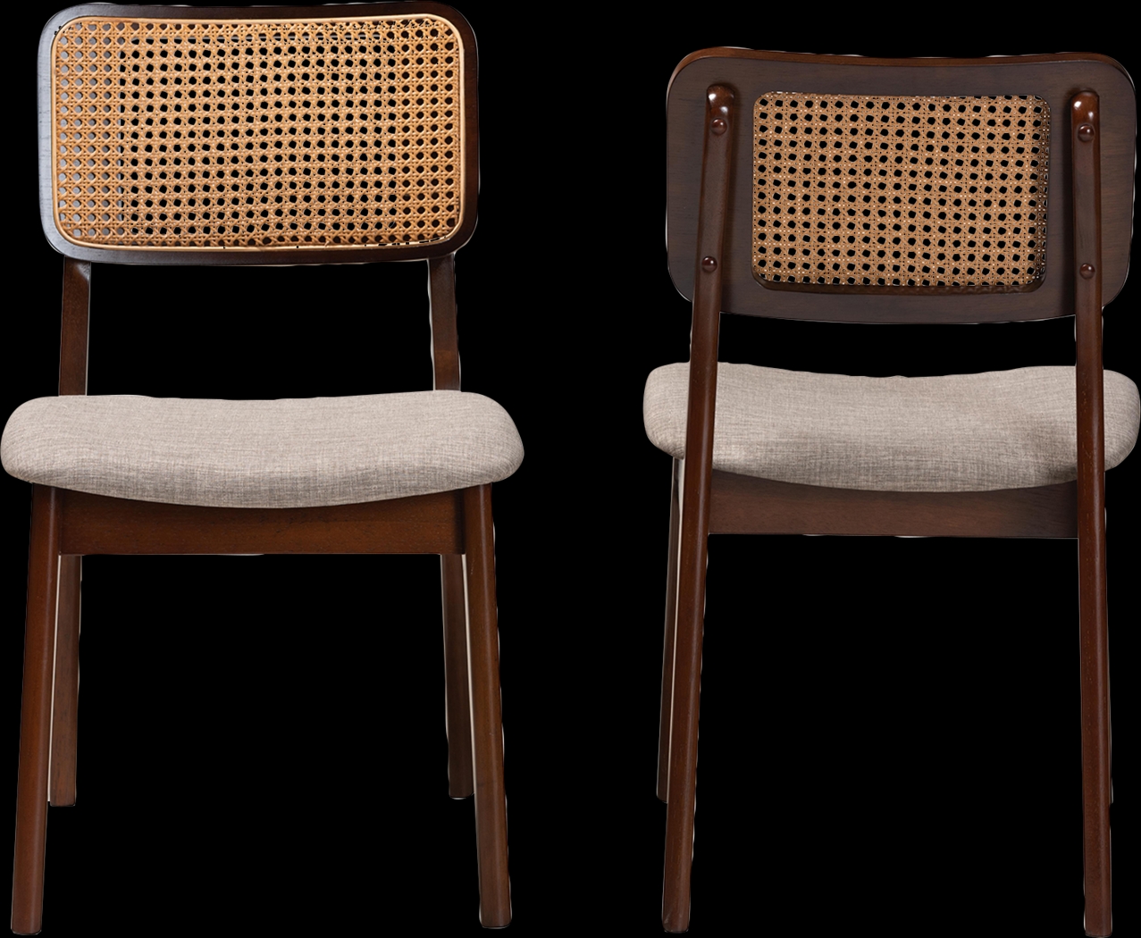 Ballardvale Walnut Brown Side Chair, Set of 2 - Thumbnail - Image 7