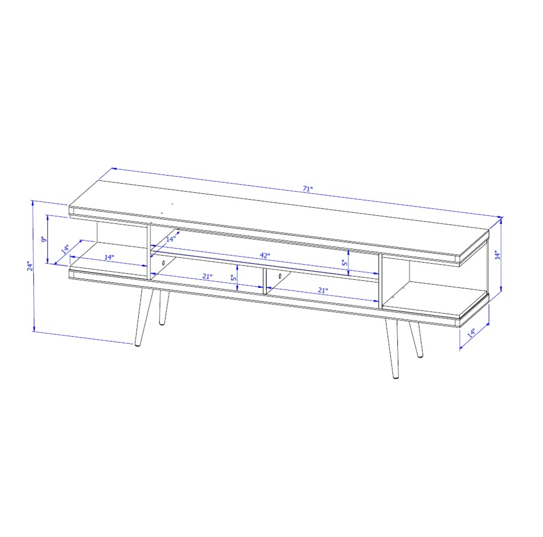 Ballater White 70 In. Console - Thumbnail - Image 8
