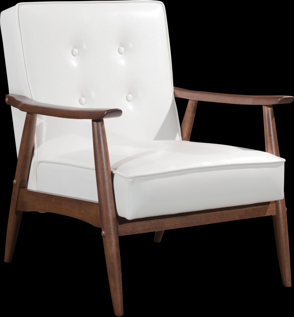 Ballencia White Accent Chair - Thumbnail - Image 1