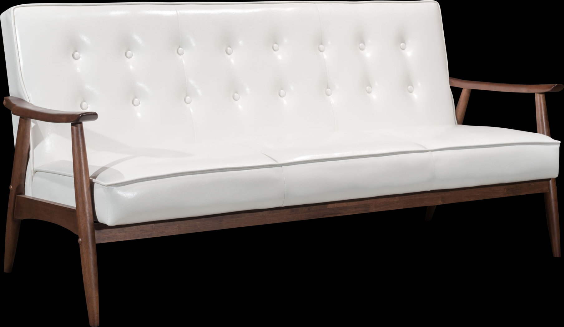 Ballencia White Settee - Thumbnail - Image 1