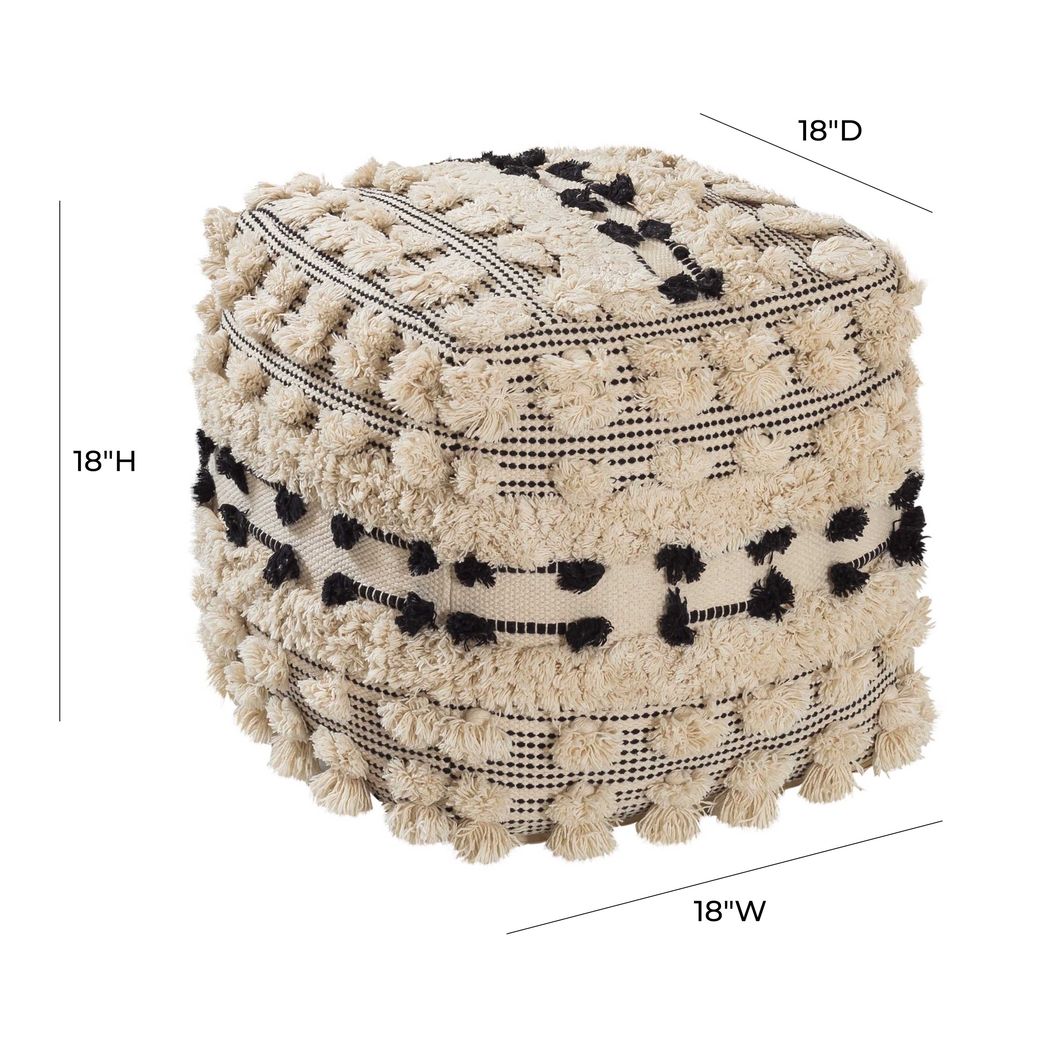 Ballera Beige Pouf - Thumbnail - Image 4